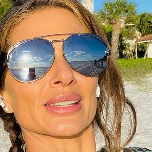 Perfect Fendi - silver sunglasses, worn twice